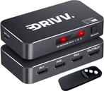 2dekans | Drivv. HDMI Switch 4K 60Hz – 3 ingangen 1 uitgang, Ophalen of Verzenden, Nieuw