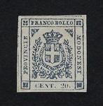 Italiaanse oude staten - Modena 1859 - 20c ardesia violaceo, Gestempeld