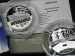 Frankreich 50 Euro 2014 zilver Le Normandie Pp nur 193 Ex..., Verzenden
