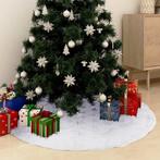 vidaXL Jupe de sapin de Noël de luxe Blanc 90 cm Fausse, Divers, Verzenden, Neuf