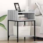 vidaXL Bedcabinet 2 pcs Grijs sonoma 40 x 40 x 61 cm Bewerkt, Huis en Inrichting, Slaapkamer | Nachtkastjes, Verzenden, Nieuw