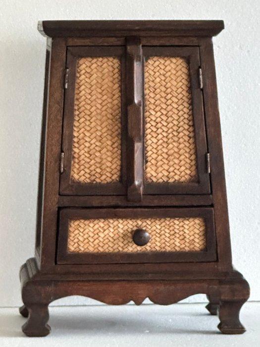 Kabinet - Hout , rotan / riet enz - Opberg Kast, Antiquités & Art, Art | Objets design