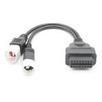 Yamaha 3+4-pins naar 16-pins OBD2 Verloopkabel – Motorfiets, Auto diversen, Autogereedschap, Verzenden, Nieuw
