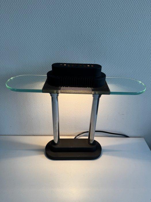 Sompex - Bureaulamp - Architectenlamp - Glas, Staal, Antiek en Kunst, Antiek | Verlichting