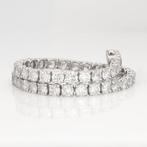 Zonder minimumprijs - Armband - 14 karaat Witgoud - 8.84ct., Handtassen en Accessoires, Armbanden, Nieuw