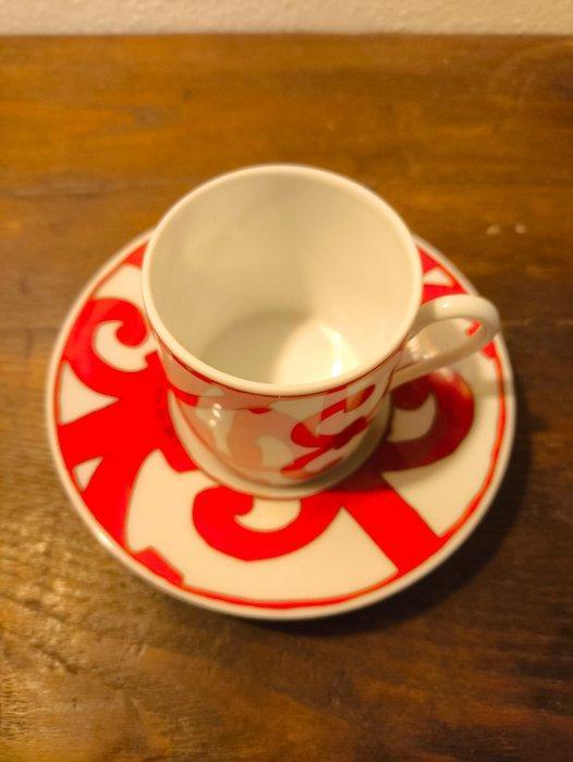 Hermés - Koffieservies (3) - Limoges - Set koffieset Hermés, Antiek en Kunst, Antiek | Meubels | Tafels