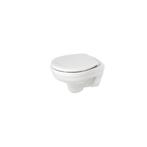 Wandcloset Plieger Basic Rimfree Diepspoel Met Toiletzitting, Doe-het-zelf en Bouw, Ophalen of Verzenden, Nieuw, Overige typen