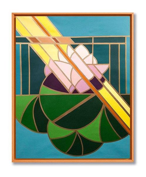 B. Morales - Rayos de sol sobre el Loto - XL NO Reserve, Antiek en Kunst, Kunst | Schilderijen | Modern