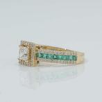 Bague tendance - 14 carats Or jaune - 1.33ct. tw. Diamant