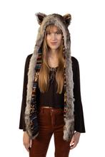 Hood Navajo Bruine Wolf Muts Sjaal Wanten Oortjes Bontmuts S, Vêtements | Femmes, Chapeaux & Casquettes, Ophalen of Verzenden