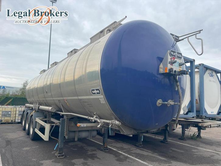 Van Hool 12CL0N - Oplegger + Tank, Zakelijke goederen, Machines en Bouw | Transport, Ophalen of Verzenden
