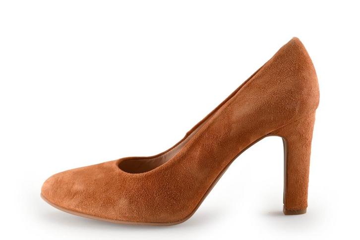 Manfield Pumps in maat 38 Cognac | 5% korting, Kleding | Dames, Schoenen, Overige kleuren, Gedragen, Pumps, Verzenden