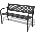 Tuinbank Zwart | Stalen Frame | Retour Deal | 40%!, Verzenden, Nieuw, Metaal
