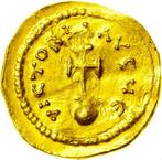 Byzantijnse Rijk. Heraclius (610-641 n.Chr.). Gold Semissis, Postzegels en Munten