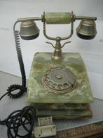 Analoge telefoon - Bakeliet, Marmer, Messing, Onyx, ? -, Antiek en Kunst, Curiosa en Brocante