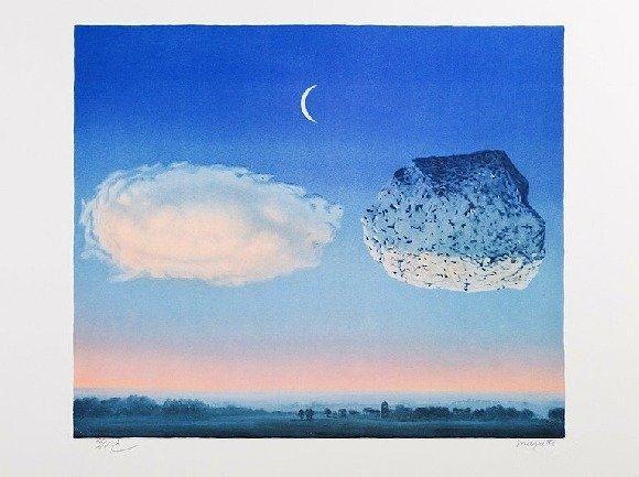 René Magritte (1898-1967), daprès - La bataille de, Antiek en Kunst, Antiek | Overige Antiek