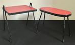 Plantentafel - formica - Twee vintage planten of, Antiek en Kunst