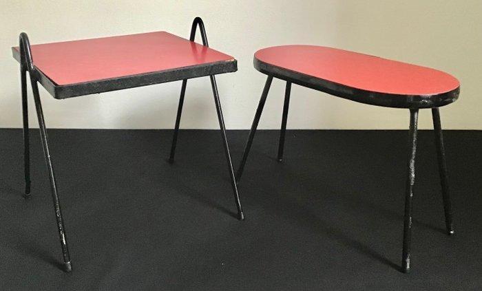 Plantentafel - formica - Twee vintage planten of, Antiek en Kunst, Kunst | Designobjecten