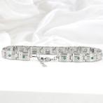 Zonder minimumprijs - Armband Verguld Smaragd - Diamant -, Nieuw