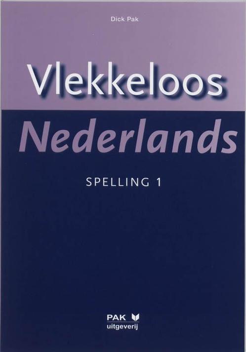 1 / Vlekkeloos Nederlands Spelling 1 / Spelling D. Pak, Boeken, Schoolboeken, Gelezen, Verzenden