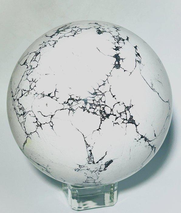 Kalmerende Howlite bol Stone of Peace & Emotional Balance -, Antiquités & Art, Antiquités | Autres Antiquités