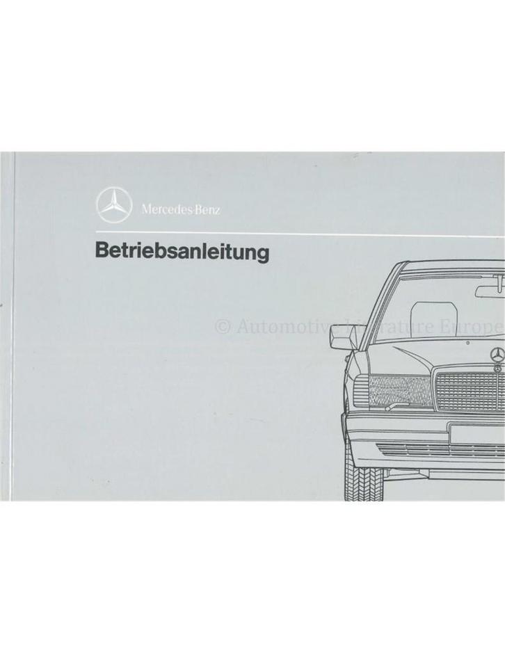 1991 MERCEDES BENZ 190 INSTRUCTIEBOEKJE DUITS, Auto diversen, Handleidingen en Instructieboekjes
