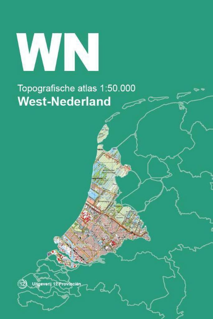 Topografische Atlas 1:50.000 West-Nederland / Topografische, Boeken, Overige Boeken, Zo goed als nieuw, Verzenden