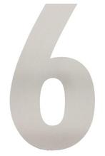 Intersteel Huiscijfer 6 300 mm rvs geborsteld, Huis en Inrichting, Ophalen of Verzenden, Nieuw