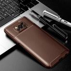 Xiaomi Poco F2 Pro Hoesje - Carbon Fiber Textuur Shockproof, Telecommunicatie, Verzenden, Nieuw