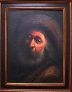 École allemande (XIX) - Portrait eines alten Mannes