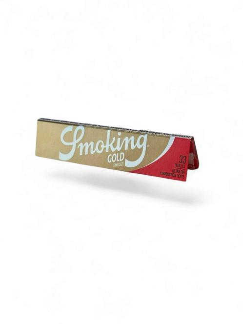 Smoking Lange Vloei KS  Gold     1x, Verzamelen, Rookartikelen, Aanstekers en Luciferdoosjes, Nieuw, Verzenden