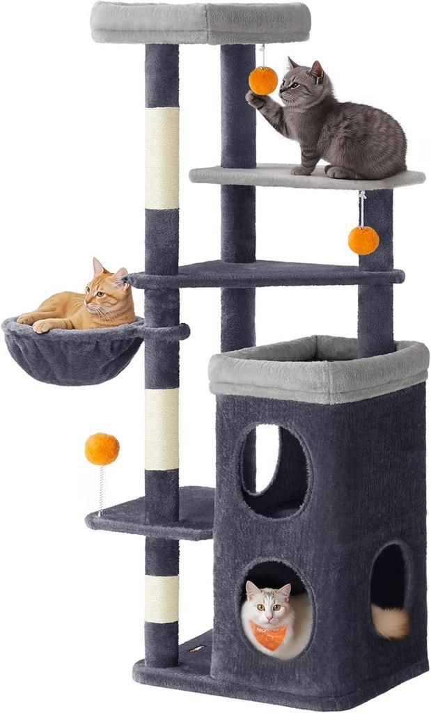 Krabpaal kat - kattenboom 152 cm - speeltoren voor katten -, Dieren en Toebehoren, Krabmeubelen, Verzenden