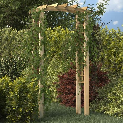 vidaXL Arche en treillis 110x60x210 cm Bois de pin, Jardin & Terrasse, Poteaux, Poutres & Planches, Neuf, Envoi