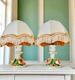 Herend (Hungary) - Lampe de table (2) - Applied Flowers -, Antiek en Kunst