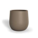 Polyester plantenbak Lora Ø80x80cm - Met bodem, Kunststof, Rond, Nieuw, 60 tot 100 cm