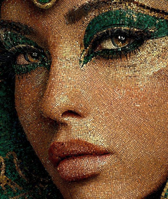 David Law - Cleopatra II - Format XL 60x60, Antiquités & Art, Art | Objets design