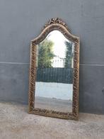 Spiegel - Hout - Gouden houten spiegel, Antiek en Kunst