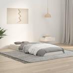 vidaXL Bedframe massief grenenhout wit 75x190 cm, Huis en Inrichting, Slaapkamer | Bedden, Verzenden, Nieuw