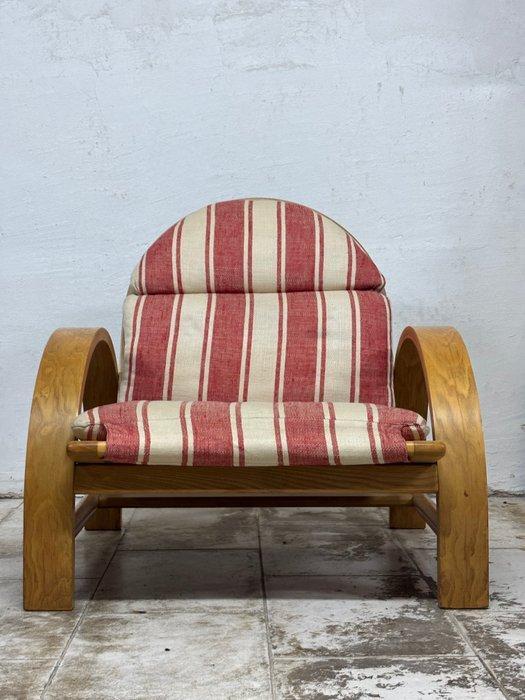Germa - Adalberto Dal Lago - Fauteuil - Ash, Esdoorn - Lit., Antiek en Kunst, Curiosa en Brocante