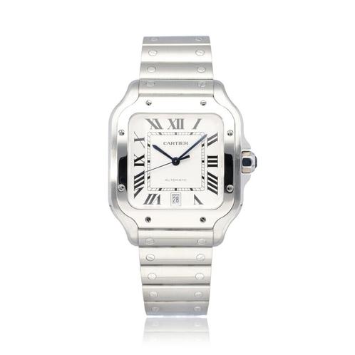 Cartier Santos 100 XL WSSA0018 uit 2023, Handtassen en Accessoires, Horloges | Heren, Verzenden