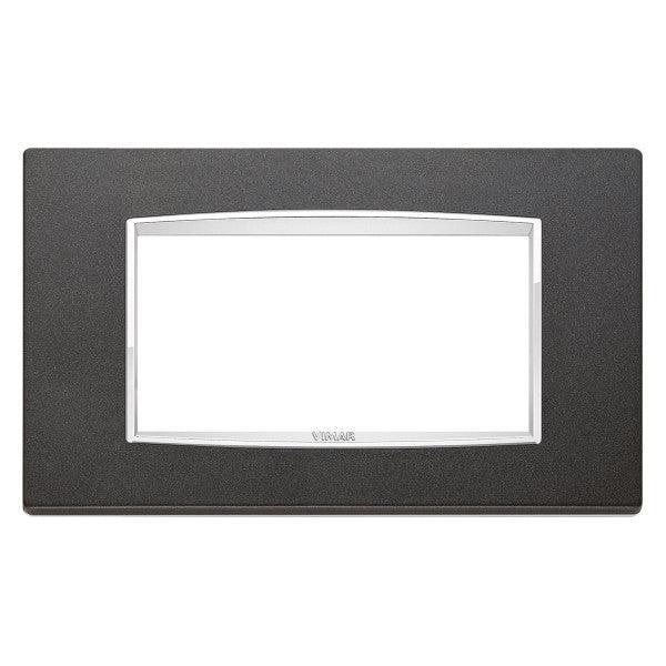 Bieden: Vimar Eikon Classic 4M Metal Cover Plate Matte Anth, Watersport en Boten, Bootonderdelen, Ophalen of Verzenden