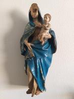 Spanish Schoo XVIII - sculptuur, Virgen María con niño Jesus