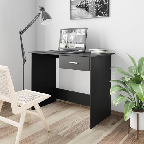 vidaXL Bureau 100x50x76 cm bewerkt hout wit, Huis en Inrichting, Bureaus, Nieuw, Verzenden
