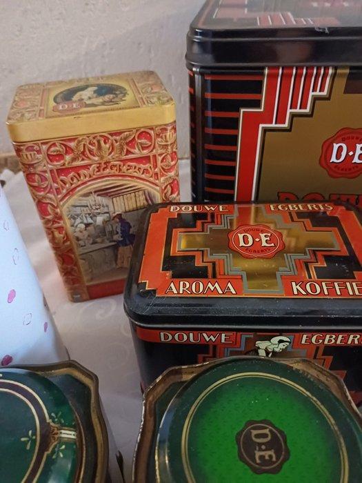 Douwe Egberts - Speelgoed Douwe Egberts blikken doos 12x, Antiquités & Art, Antiquités | Jouets