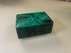 Boîte à bijoux - Malachite - boîte à bijoux, Antiquités & Art
