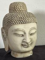 Chinesischer geschnitzter Marmor Buddha Shakyamuni Kopf -