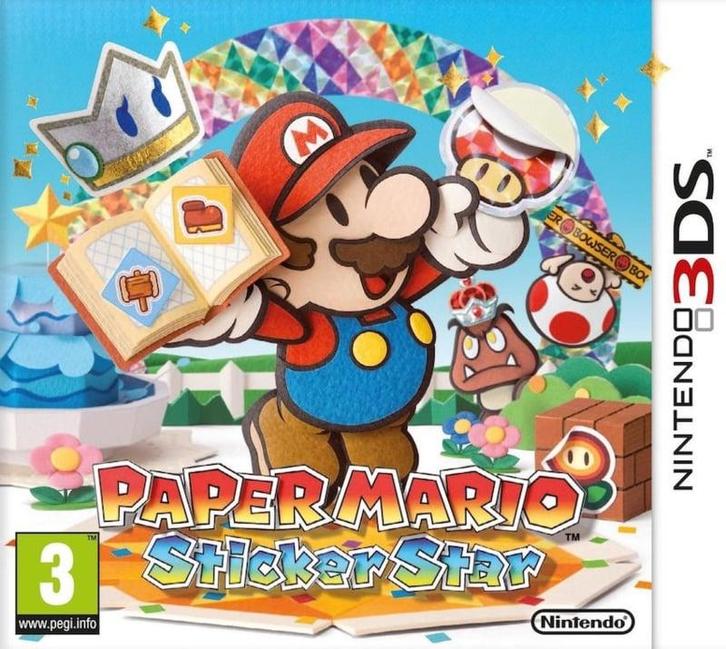 Paper Mario Sticker Star (3DS Games), Games en Spelcomputers, Games | Nintendo 2DS en 3DS, Zo goed als nieuw, Ophalen of Verzenden