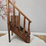 Trapje - Hout - Bibliotheektrap, Antiek en Kunst