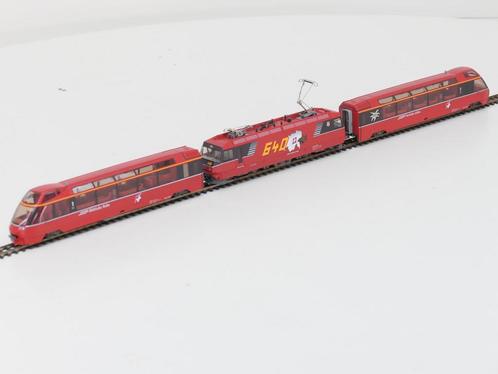 Schaal H0m Bemo 7259 100 Bernina panorama express ontwerp..., Hobby en Vrije tijd, Modeltreinen | H0, Gelijkstroom, Overige typen