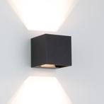 Spots opbouw Reach Up&amp;Down Muurlamp Zwart kubus met LED, Huis en Inrichting, Verzenden, Nieuw, Modern